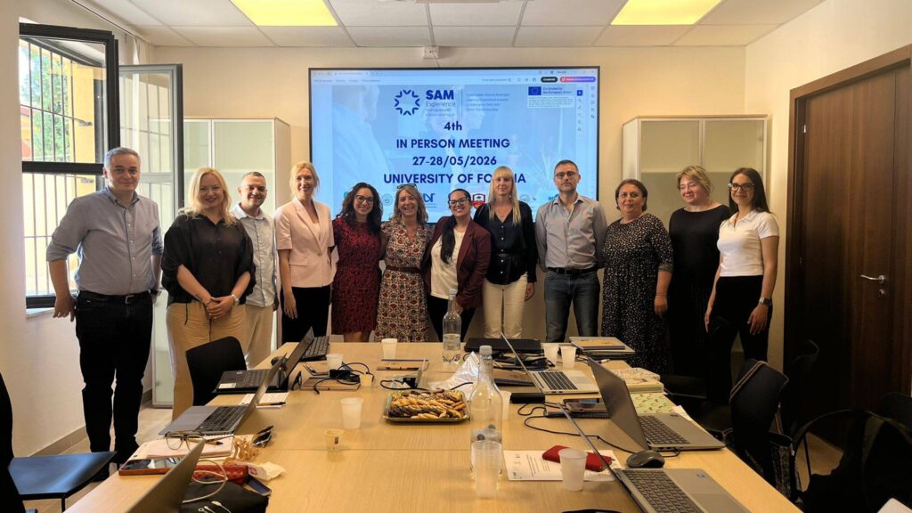 SAMExperience 4th in-person meeting at the University of Foggia: Bridging academic learning and professional development